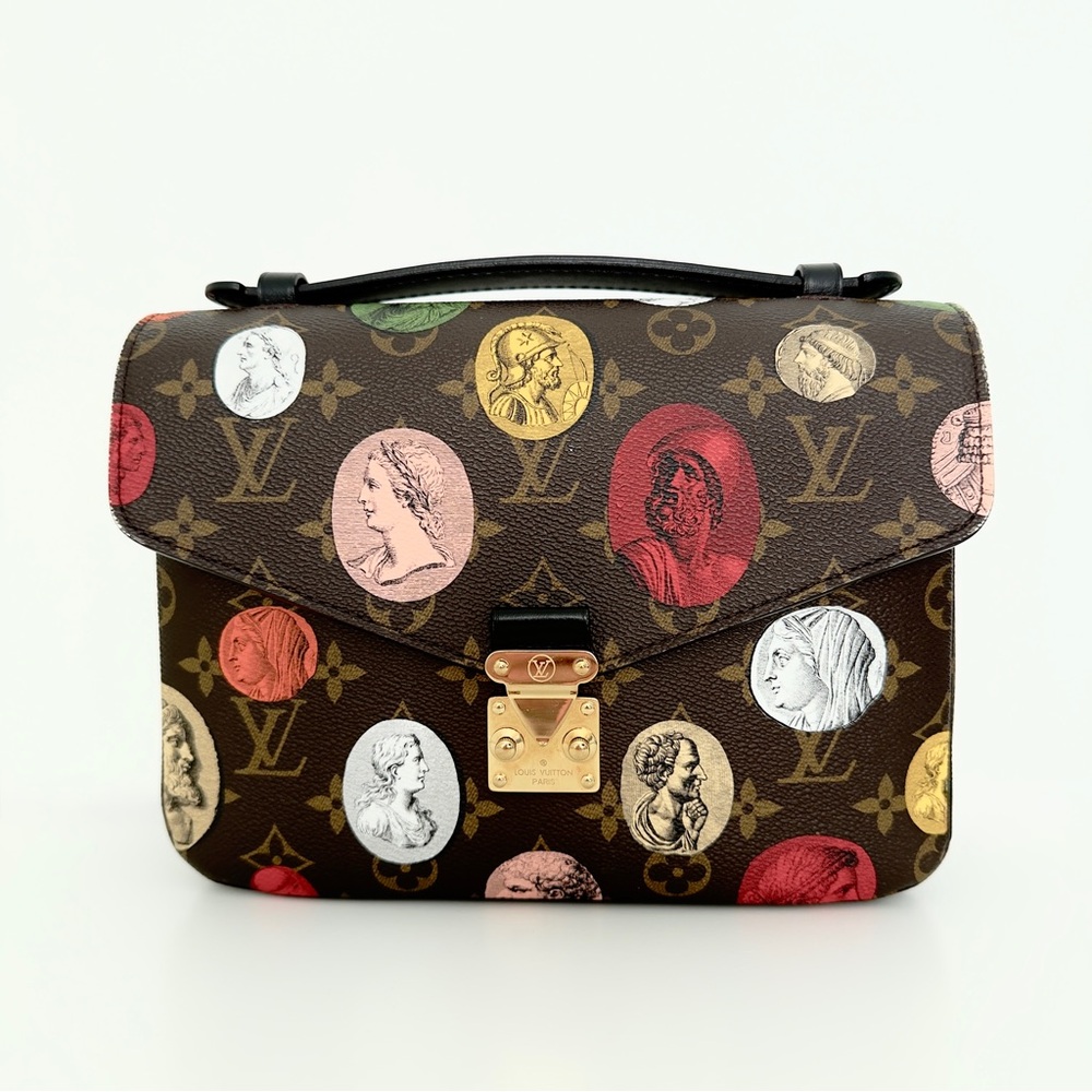 Louis Vuitton Pochette Metis Limited Edition Fornasetti Monogram Canvas Bag